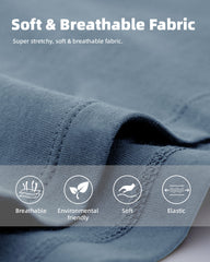 Reusable Men's Incontinence Boxer Briefs - ABSORBENCY(50ml) - 95% Viscose