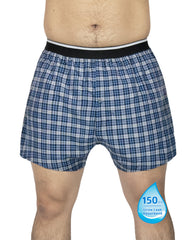 Washable Men's Incontinence Boxer Briefs, Urinary Incontinence Shorts - EXTRA ABSORBENCY(150ml) -Pleid