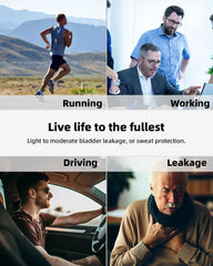 Reusable Men's Incontinence Boxer Briefs - ABSORBENCY(50ml) - 95% Viscose