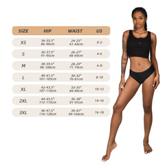 Washable Women's Period Underwear- 30ML(Bikini)