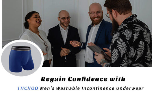 Regain Confidence with TIICHOO Men's Washable Incontinence Underwear