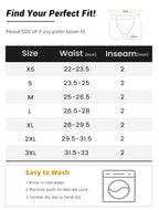 Washable Women's Period Underwear  ( Black, Two-pack ) - 50ML ( Boyshorts )