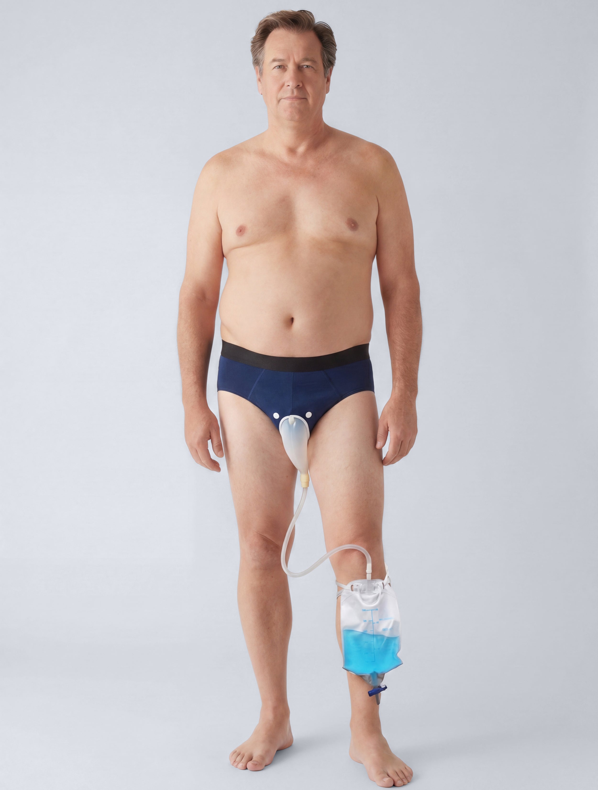 Underwear with External Catheter & Urine Bags - 2 Pcs Main image