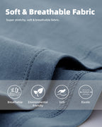 Reusable Men's Incontinence Boxer Briefs - ABSORBENCY(50ml)  - 95% Viscose