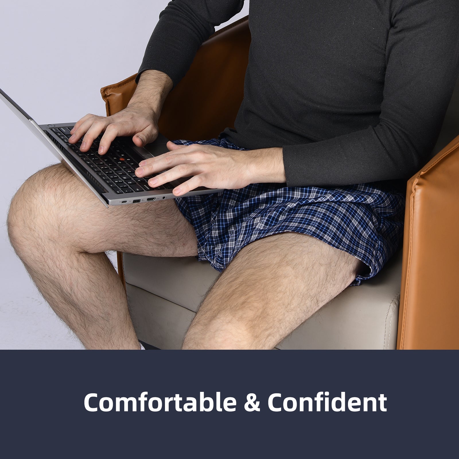 Washable Men's Incontinence Boxer Briefs - EXTRA ABSORBENCY(150ml) -Pleid