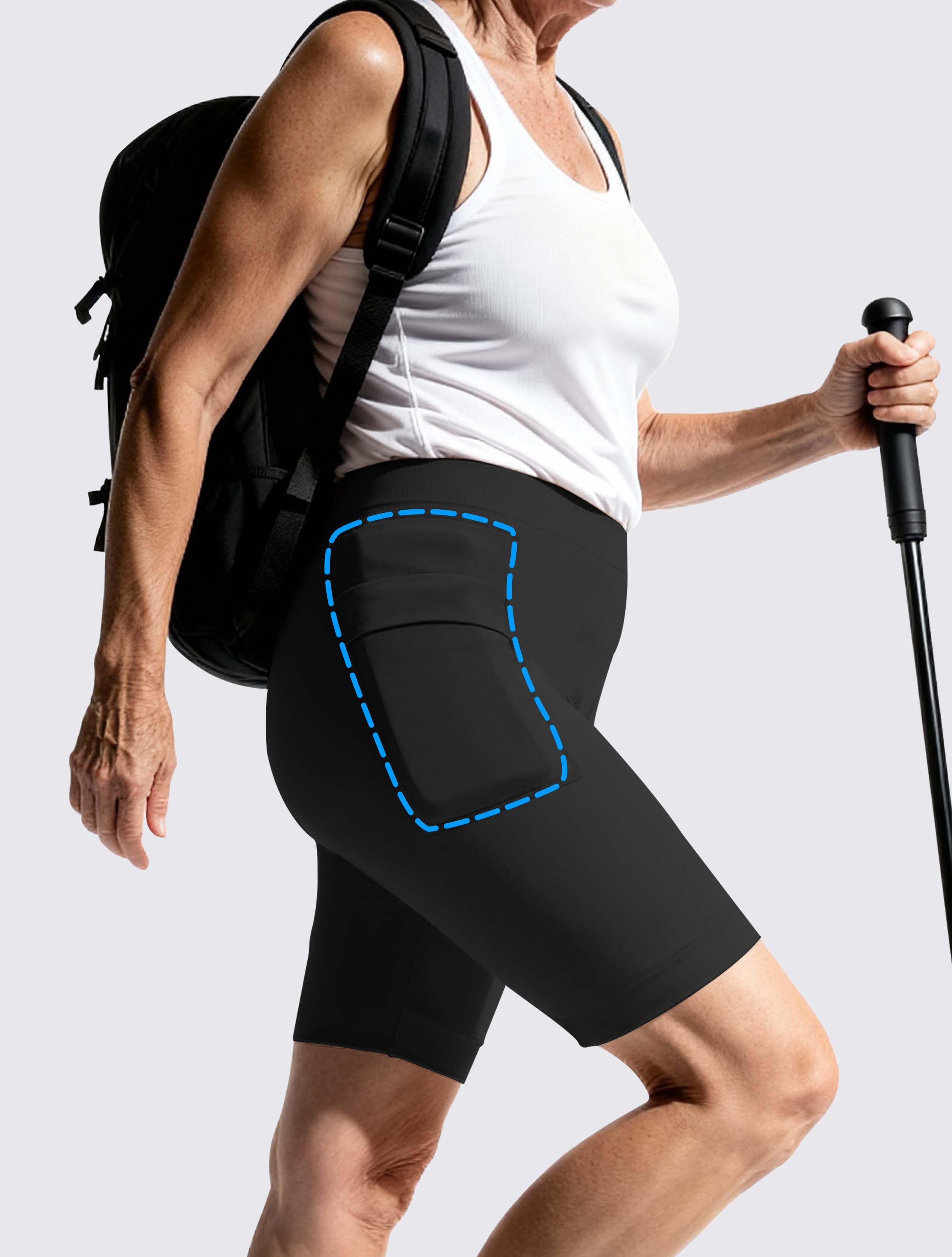 Women's Discreet Hip Protector Slip Shorts - 4 Pcs Main image