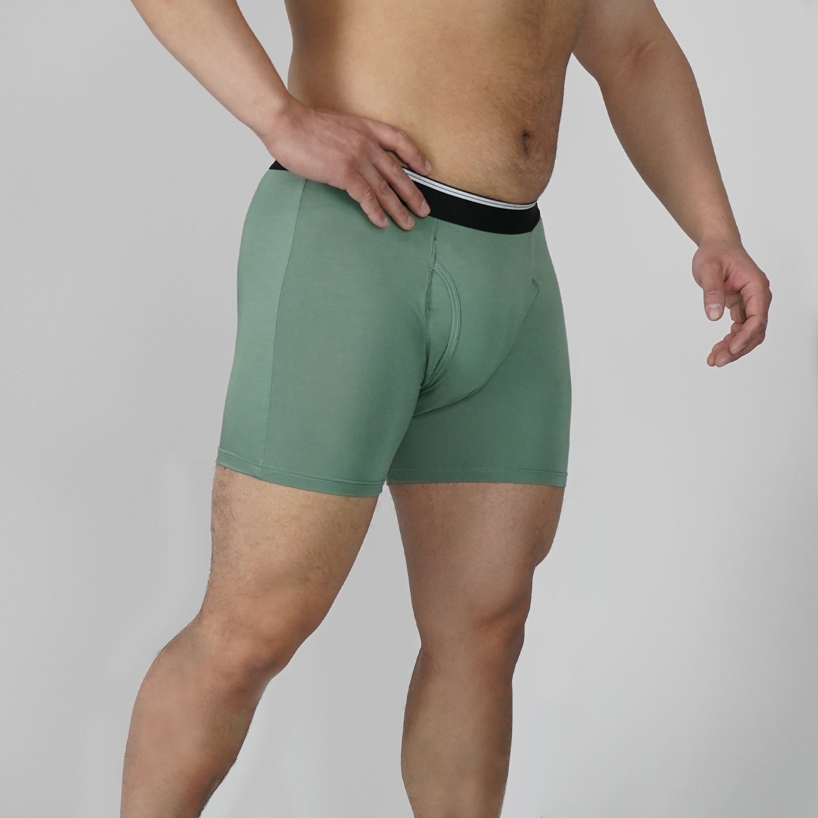 Reusable Men's Incontinence Boxer Briefs - ABSORBENCY(50ml)  - 95% Viscose