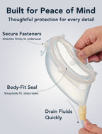 Underwear with External Catheter & Urine Bags - 2 Pcs